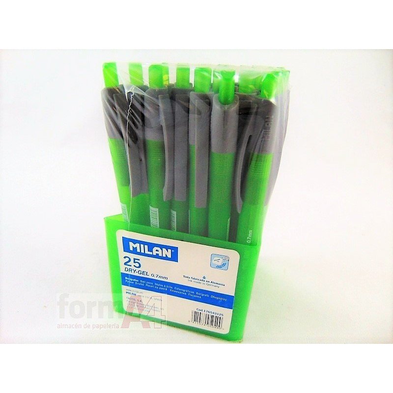 BOLIGRAFO MILAN P-1 TOUCH DRY GEL VERDE