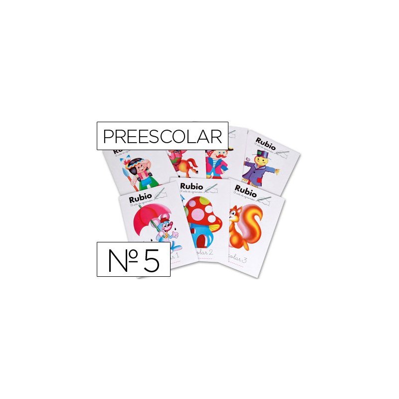 CUADERNO RUBIO PRE-ESCOLAR 5