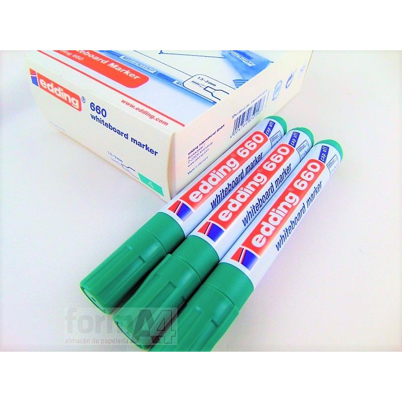 MARCADOR EDDING 660 VERDE