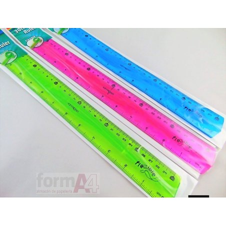 REGLA FLEXIBLE KEYROAD 30CM. 