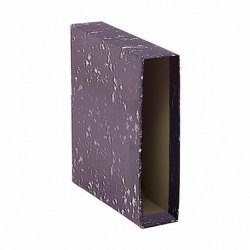 CAJETIN DOHE JASPEADO NEGRO A4