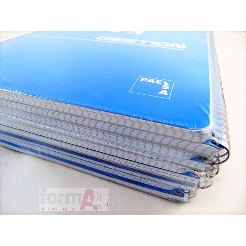 CUADERNO ESPIRAL PACSA GESTION FOLIO 80H. CUADROS