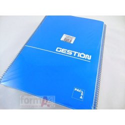CUADERNO ESPIRAL PACSA GESTION FOLIO 80H. CUADROS