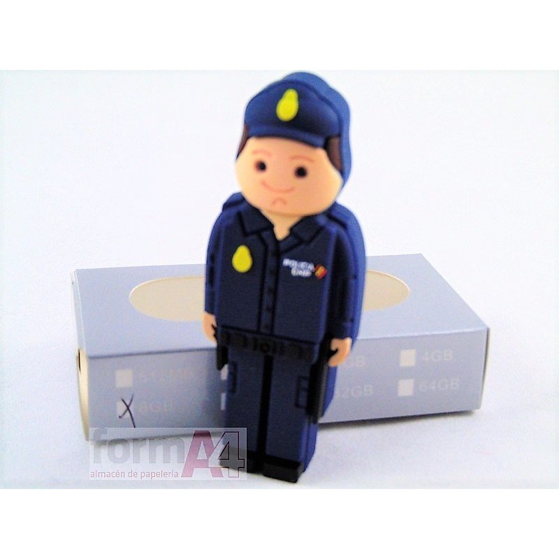 MEMORIA USB POLICIA NACIONAL 8GB