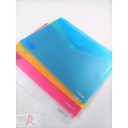 SOBRE CIERRE VELCRO OFFICE BOX A4+ ROJO