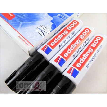 MARCADOR EDDING 800 NEGRO