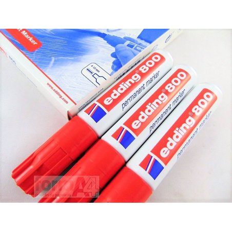 MARCADOR EDDING 800 ROJO