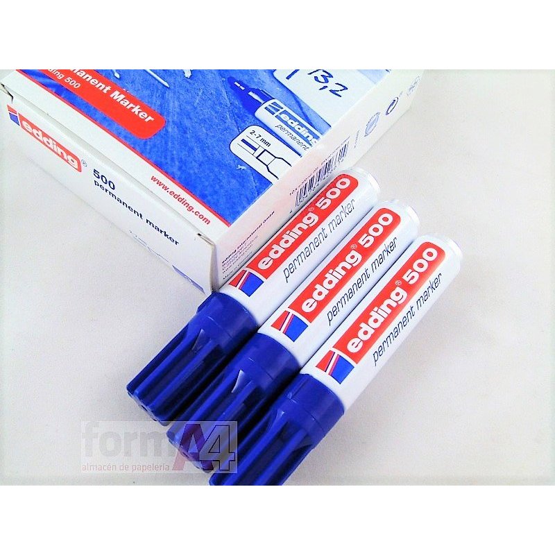MARCADOR EDDING 500 AZUL