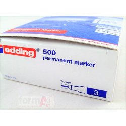 MARCADOR EDDING 500 AZUL