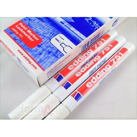 ROTULADOR EDDING 751 BLANCO