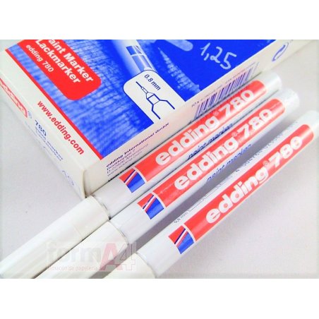 ROTULADOR EDDING 780 BLANCO