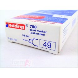 ROTULADOR EDDING 780 BLANCO