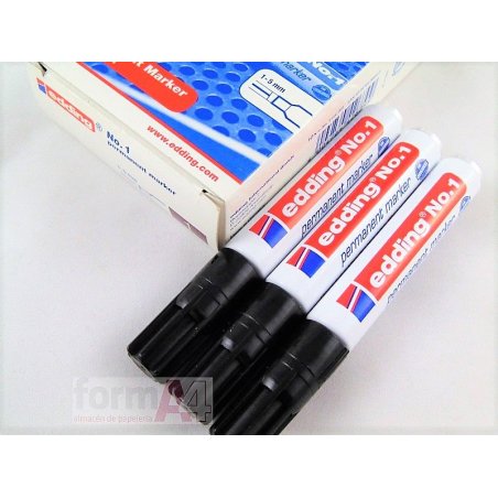 ROTULADOR EDDING Nº 1 NEGRO