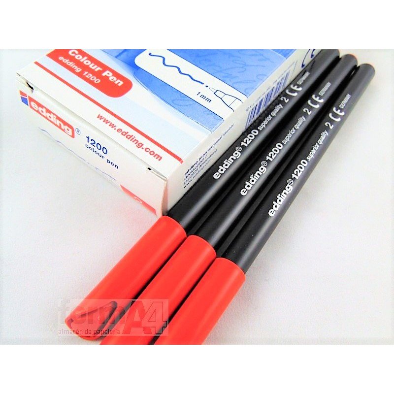 ROTULADOR EDDING 1200 ROJO