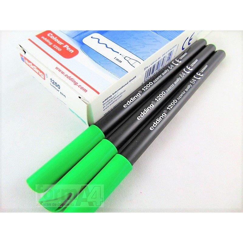 ROTULADOR EDDING 1200 VERDE NEON