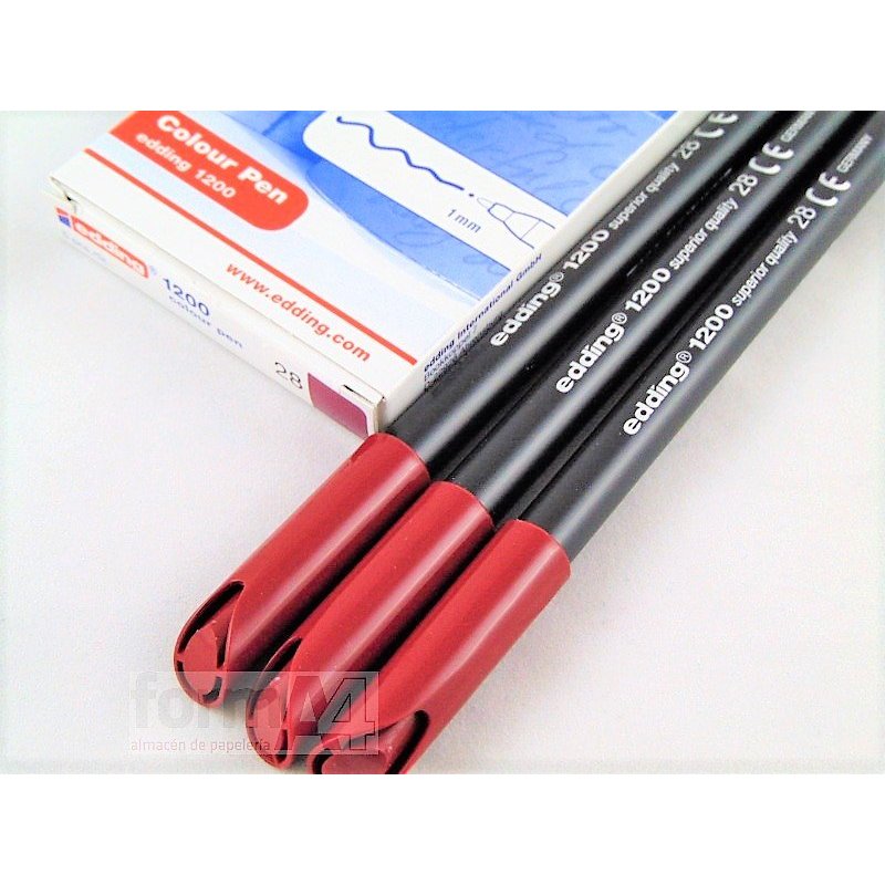 ROTULADOR EDDING 1200 ROJO INGLES