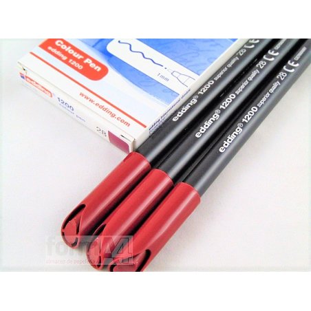 ROTULADOR EDDING 1200 ROJO INGLES