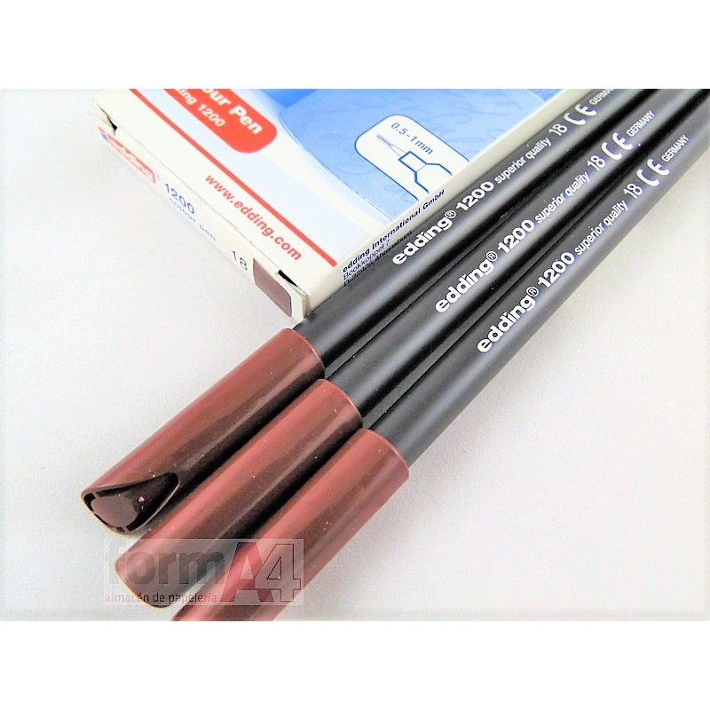 ROTULADOR EDDING 1200 MARRON OSCURO