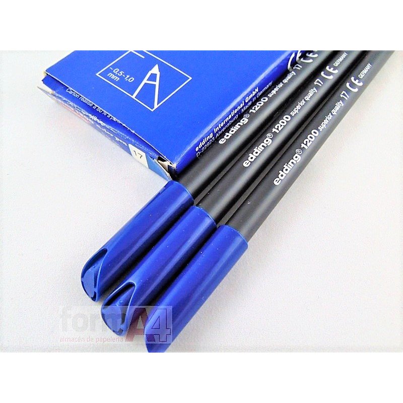 ROTULADOR EDDING 1200 AZUL ACERO