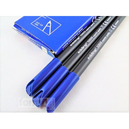ROTULADOR EDDING 1200 AZUL ACERO