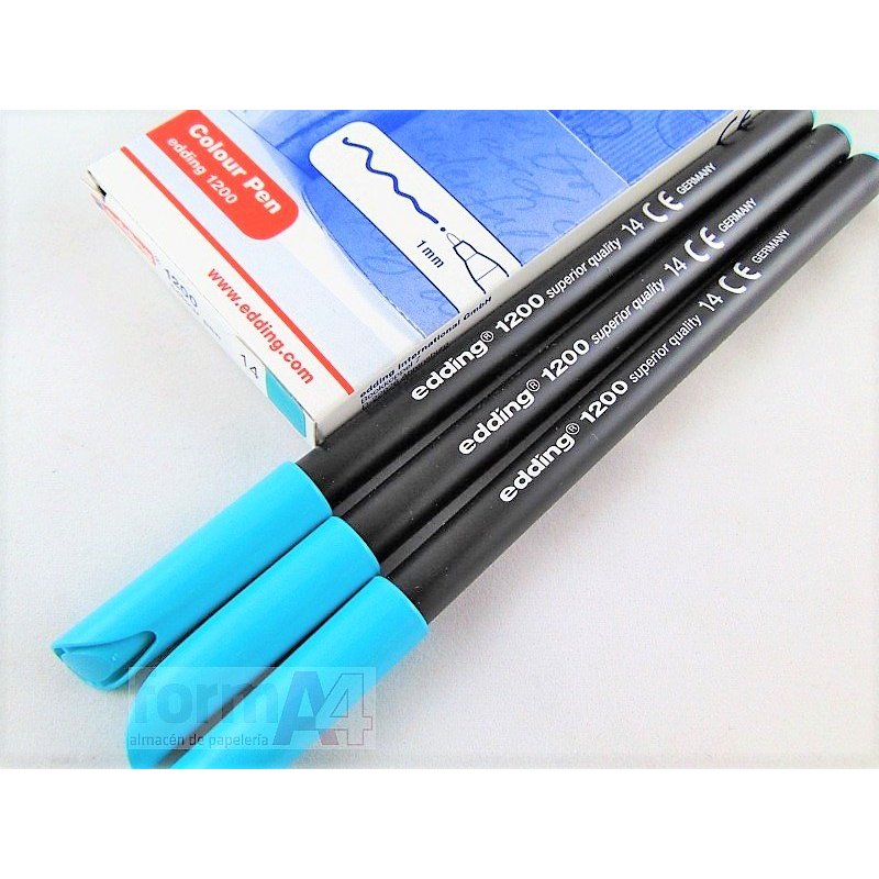 ROTULADOR EDDING 1200 AZUL TURQUESA
