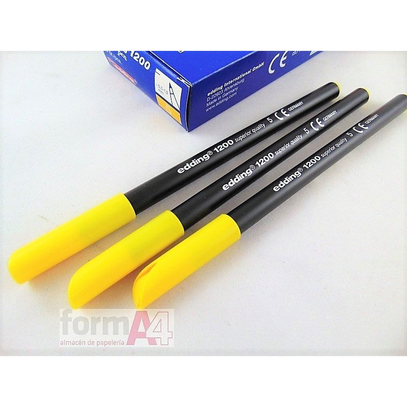 ROTULADOR EDDING 1200 AMARILLO