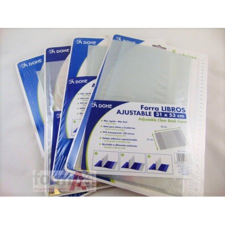 FORRO PARA LIBROS AJUSTABLE DOHE 28CM P/5
