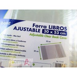 FORRO PARA LIBROS AJUSTABLE DOHE 30CM P/5