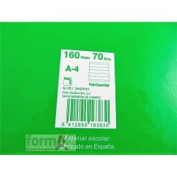 BLOC MICROP. PACSA PREMIUM A4 160H. HORIZONTAL