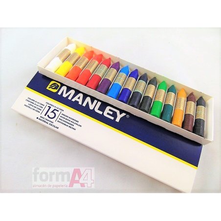 COLORES A LA CERA MANLEY C/15