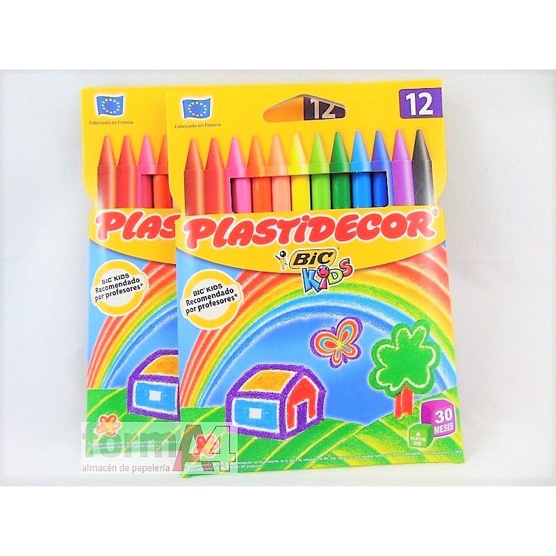 LAPICES DE CERA PLASTIDECOR EST/12