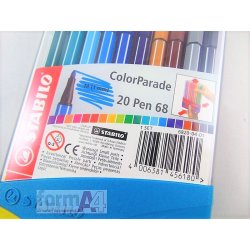 ROTULADOR STABILO PEN 68 PARADE TURQUESA EST/20