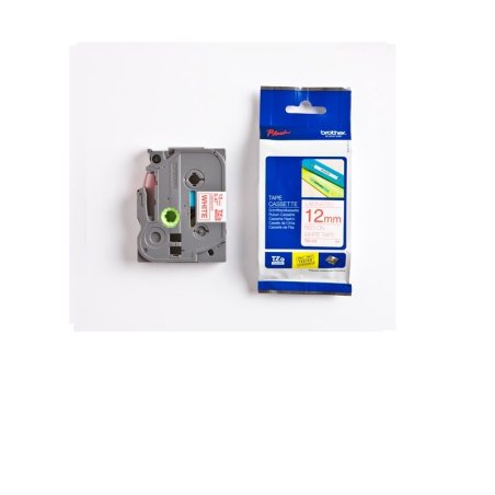 CINTA ROTULAR LAMINADA BROTHER 12MMX8M RO/BL TZ232
