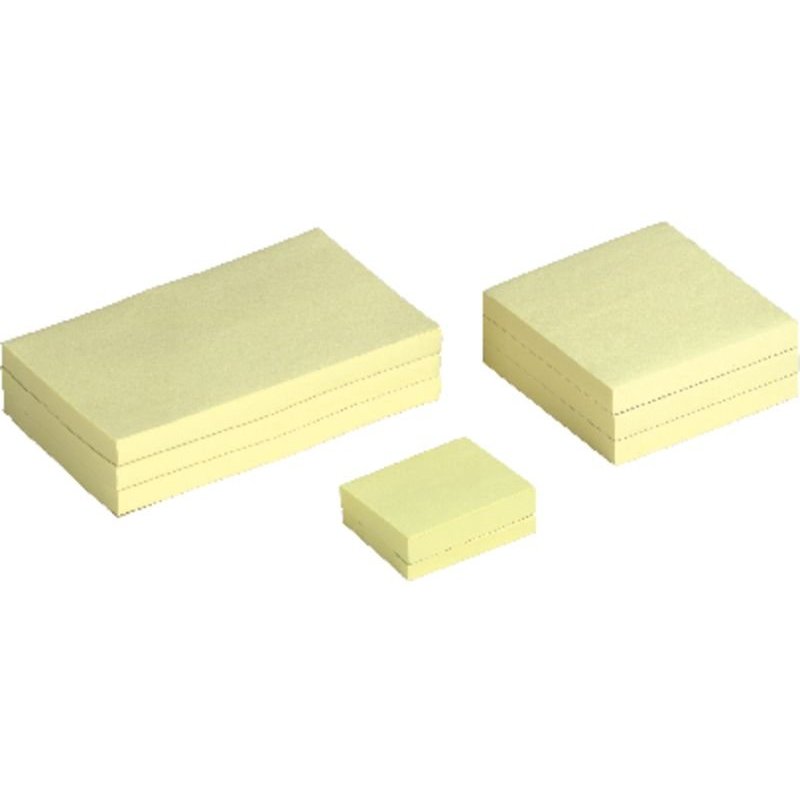 BLOC NOTAS AMARILLAS PERGAMY 38X51MM. P/12