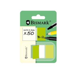 BANDERITAS BISMARK 25X44MM. VERDE