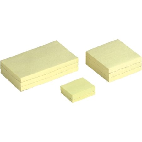 BLOC NOTAS AMARILLAS PERGAMY 76X76MM. 