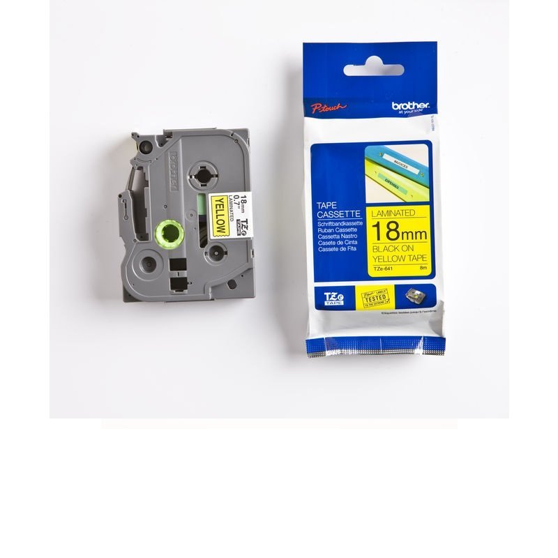 CINTA ROTULAR BROTHER LAM AM/NG 8MX18MM TZE641