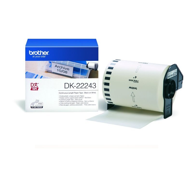 BROTHER CINTA CONTINUA BLANCA 102MM  DK22243