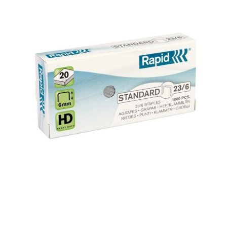 GRAPAS RAPID 23/6 GALVANIZADAS 