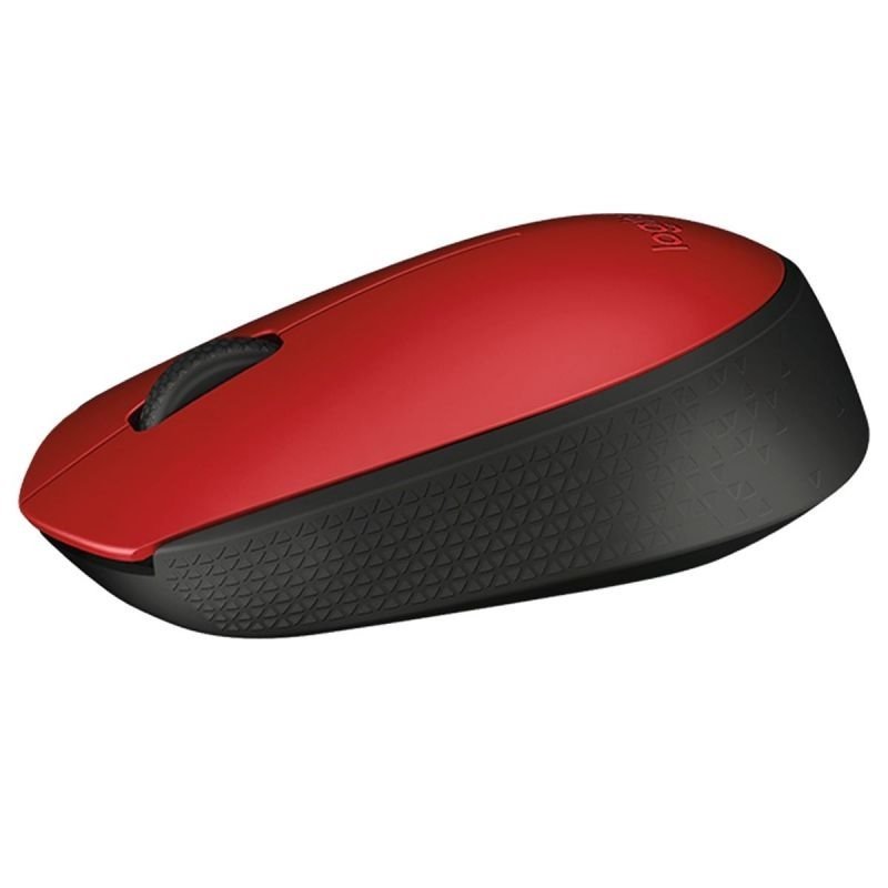 RATON OPTICO INALAMBRICO LOGITECH M171 ROJO