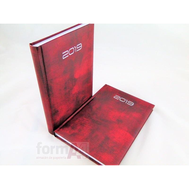 AGENDA 15X21CM. D/P 2019 NUANCE BURDEOS
