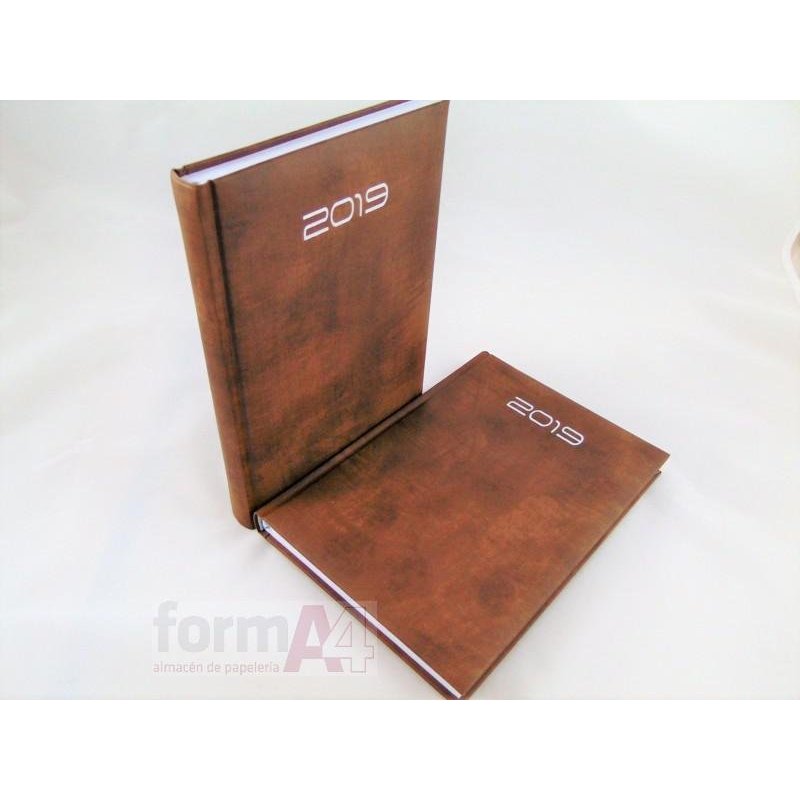 AGENDA 15X21CM. D/P 2019 NUANCE MARRON