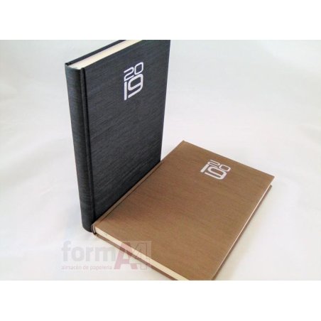 AGENDA 17X24CM. D/P 2019 INDIA MARRON