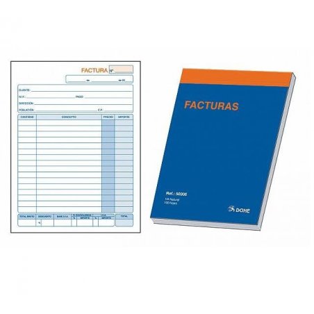 TALONARIO FACTURAS DOHE 4º NATURAL