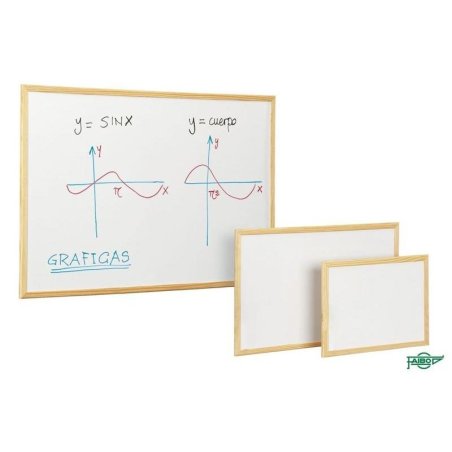 PIZARRA BLANCA FAIBO 40X60CM. M/MADERA