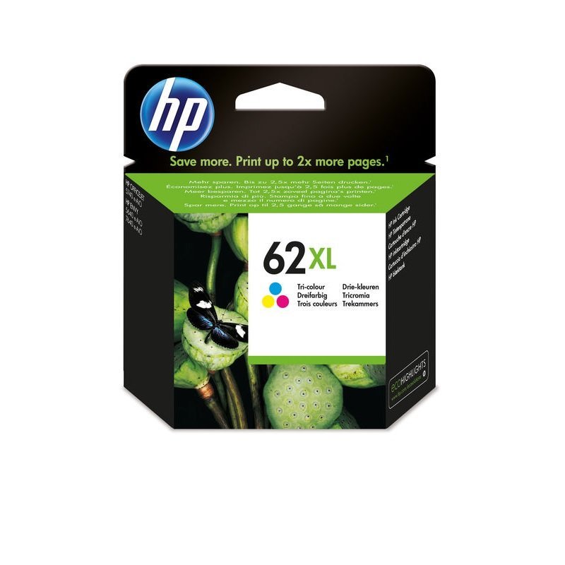 HP CARTUCHO Nº 62XL TRICOLOR
