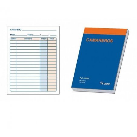 TALONARIO CAMARERO DOHE 8º NATURAL