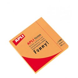 BLOC NOTAS NEON NARANJA...