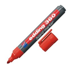 MARCADOR EDDING 360 ROJO