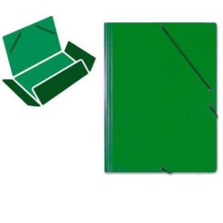 CARPETA FOLIO SOLAPAS PVC IBERPLAS VERDE